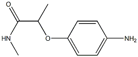 2-(4-aminophenoxy)-N-methylpropanamide Struktur