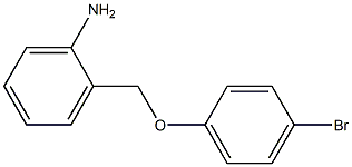 2-(4-bromophenoxymethyl)aniline Struktur