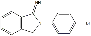 2-(4-bromophenyl)-2,3-dihydro-1H-isoindol-1-imine Struktur