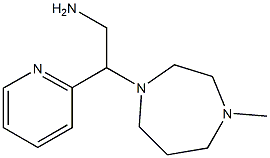 2-(4-methyl-1,4-diazepan-1-yl)-2-(pyridin-2-yl)ethan-1-amine Struktur