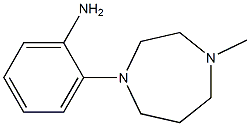 2-(4-methyl-1,4-diazepan-1-yl)aniline Struktur