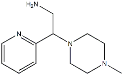 2-(4-methylpiperazin-1-yl)-2-(pyridin-2-yl)ethan-1-amine Struktur