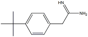 2-(4-tert-butylphenyl)ethanimidamide Struktur