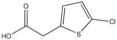 2-(5-chlorothiophen-2-yl)acetic acid Struktur