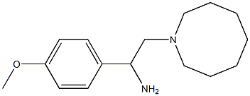 2-(azocan-1-yl)-1-(4-methoxyphenyl)ethan-1-amine Struktur