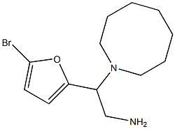 2-(azocan-1-yl)-2-(5-bromofuran-2-yl)ethan-1-amine Struktur