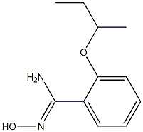 2-(butan-2-yloxy)-N'-hydroxybenzene-1-carboximidamide Struktur