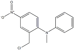 2-(chloromethyl)-N-methyl-4-nitro-N-phenylaniline Struktur