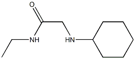 2-(cyclohexylamino)-N-ethylacetamide Struktur