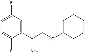 2-(cyclohexyloxy)-1-(2,5-difluorophenyl)ethanamine Struktur