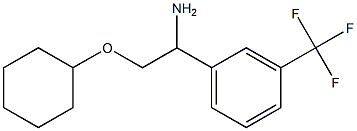 2-(cyclohexyloxy)-1-[3-(trifluoromethyl)phenyl]ethanamine Struktur