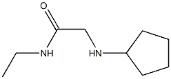 2-(cyclopentylamino)-N-ethylacetamide Struktur