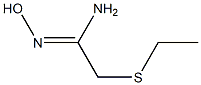 2-(ethylsulfanyl)-N'-hydroxyethanimidamide Struktur