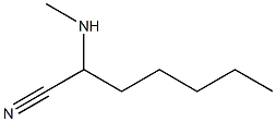 2-(methylamino)heptanenitrile Struktur