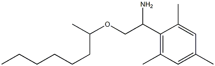 2-(octan-2-yloxy)-1-(2,4,6-trimethylphenyl)ethan-1-amine Struktur