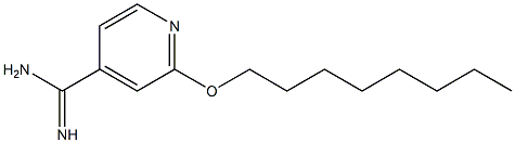 2-(octyloxy)pyridine-4-carboximidamide Struktur