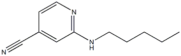 2-(pentylamino)isonicotinonitrile Struktur