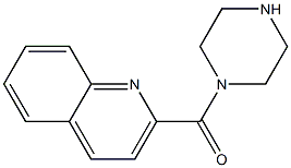 2-(piperazin-1-ylcarbonyl)quinoline Struktur