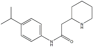 2-(piperidin-2-yl)-N-[4-(propan-2-yl)phenyl]acetamide Struktur