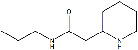 2-(piperidin-2-yl)-N-propylacetamide Struktur