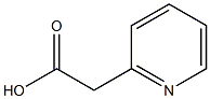 2-(pyridin-2-yl)acetic acid Struktur