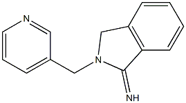 2-(pyridin-3-ylmethyl)-2,3-dihydro-1H-isoindol-1-imine Struktur