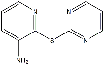 2-(pyrimidin-2-ylsulfanyl)pyridin-3-amine Struktur