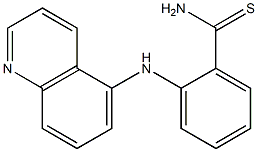 2-(quinolin-5-ylamino)benzene-1-carbothioamide Struktur