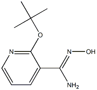 2-(tert-butoxy)-N'-hydroxypyridine-3-carboximidamide Struktur