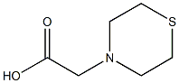 2-(thiomorpholin-4-yl)acetic acid Struktur