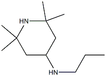 2,2,6,6-tetramethyl-N-propylpiperidin-4-amine Struktur