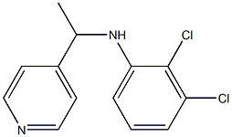 2,3-dichloro-N-[1-(pyridin-4-yl)ethyl]aniline Struktur