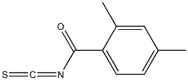 2,4-dimethylbenzoyl isothiocyanate Struktur