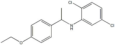 2,5-dichloro-N-[1-(4-ethoxyphenyl)ethyl]aniline Struktur