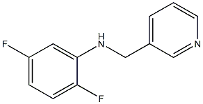 2,5-difluoro-N-(pyridin-3-ylmethyl)aniline Struktur