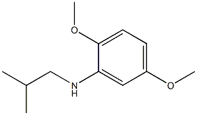 2,5-dimethoxy-N-(2-methylpropyl)aniline Struktur