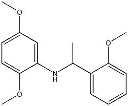 2,5-dimethoxy-N-[1-(2-methoxyphenyl)ethyl]aniline Struktur