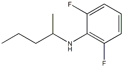 2,6-difluoro-N-(pentan-2-yl)aniline Struktur