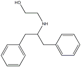 2-[(1,3-diphenylpropan-2-yl)amino]ethan-1-ol Struktur