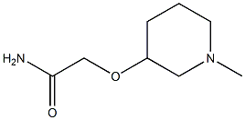 2-[(1-methylpiperidin-3-yl)oxy]acetamide Struktur