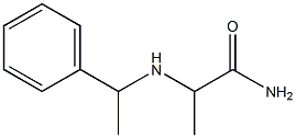 2-[(1-phenylethyl)amino]propanamide Struktur