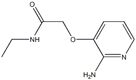 2-[(2-aminopyridin-3-yl)oxy]-N-ethylacetamide Struktur