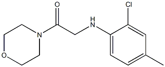 2-[(2-chloro-4-methylphenyl)amino]-1-(morpholin-4-yl)ethan-1-one Struktur