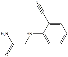 2-[(2-cyanophenyl)amino]acetamide Struktur