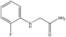 2-[(2-fluorophenyl)amino]acetamide Struktur