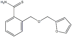 2-[(2-furylmethoxy)methyl]benzenecarbothioamide Struktur