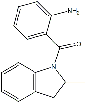 2-[(2-methyl-2,3-dihydro-1H-indol-1-yl)carbonyl]aniline Struktur