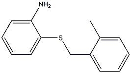 2-[(2-methylbenzyl)thio]aniline Struktur