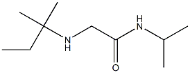 2-[(2-methylbutan-2-yl)amino]-N-(propan-2-yl)acetamide Struktur