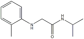 2-[(2-methylphenyl)amino]-N-(propan-2-yl)acetamide Struktur